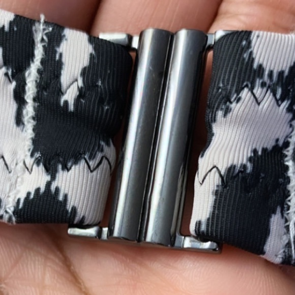 Black and White Bikini Top - Picture 3 of 3